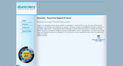 Desktop Screenshot of duraclenz.com