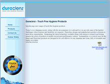 Tablet Screenshot of duraclenz.com